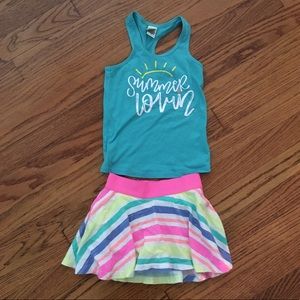 Kavio boutique summer tank jumping beans skirt